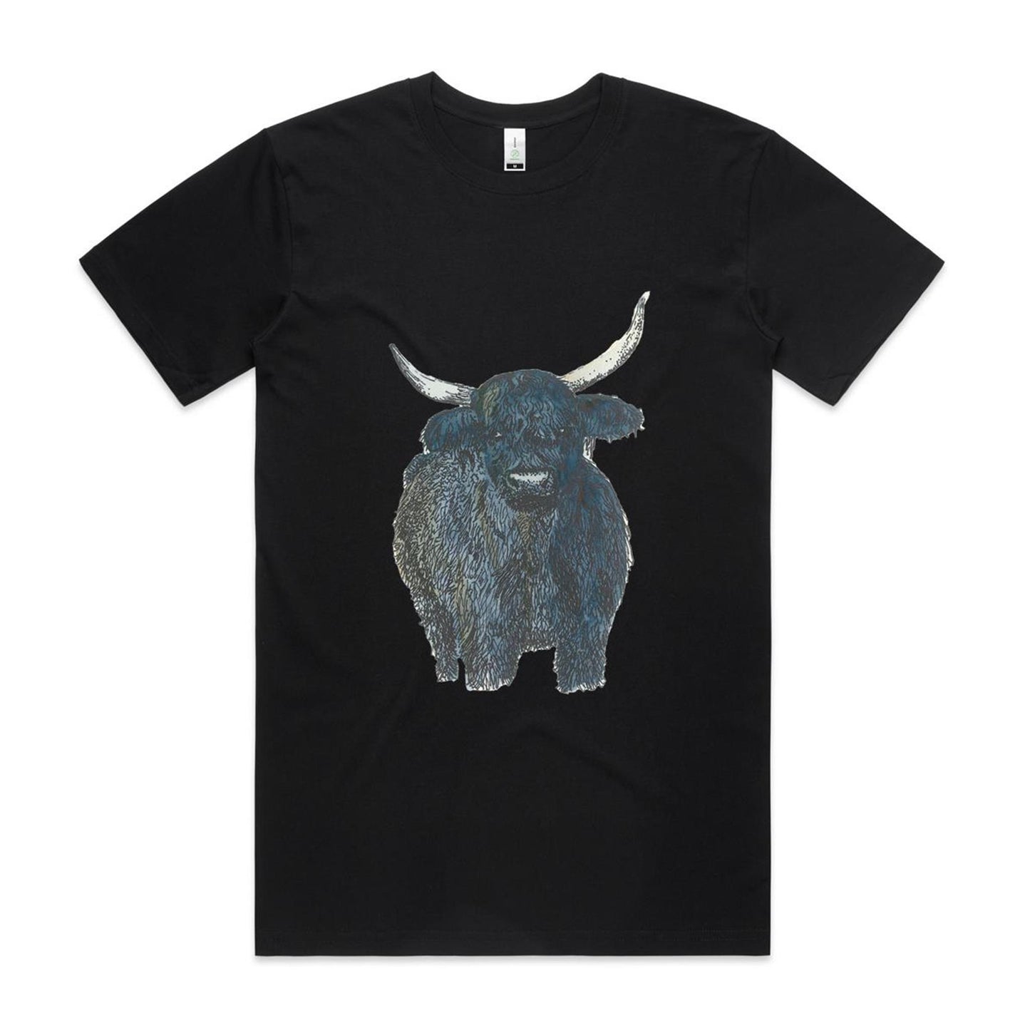 Organic Cotton Tee- Highland Cow