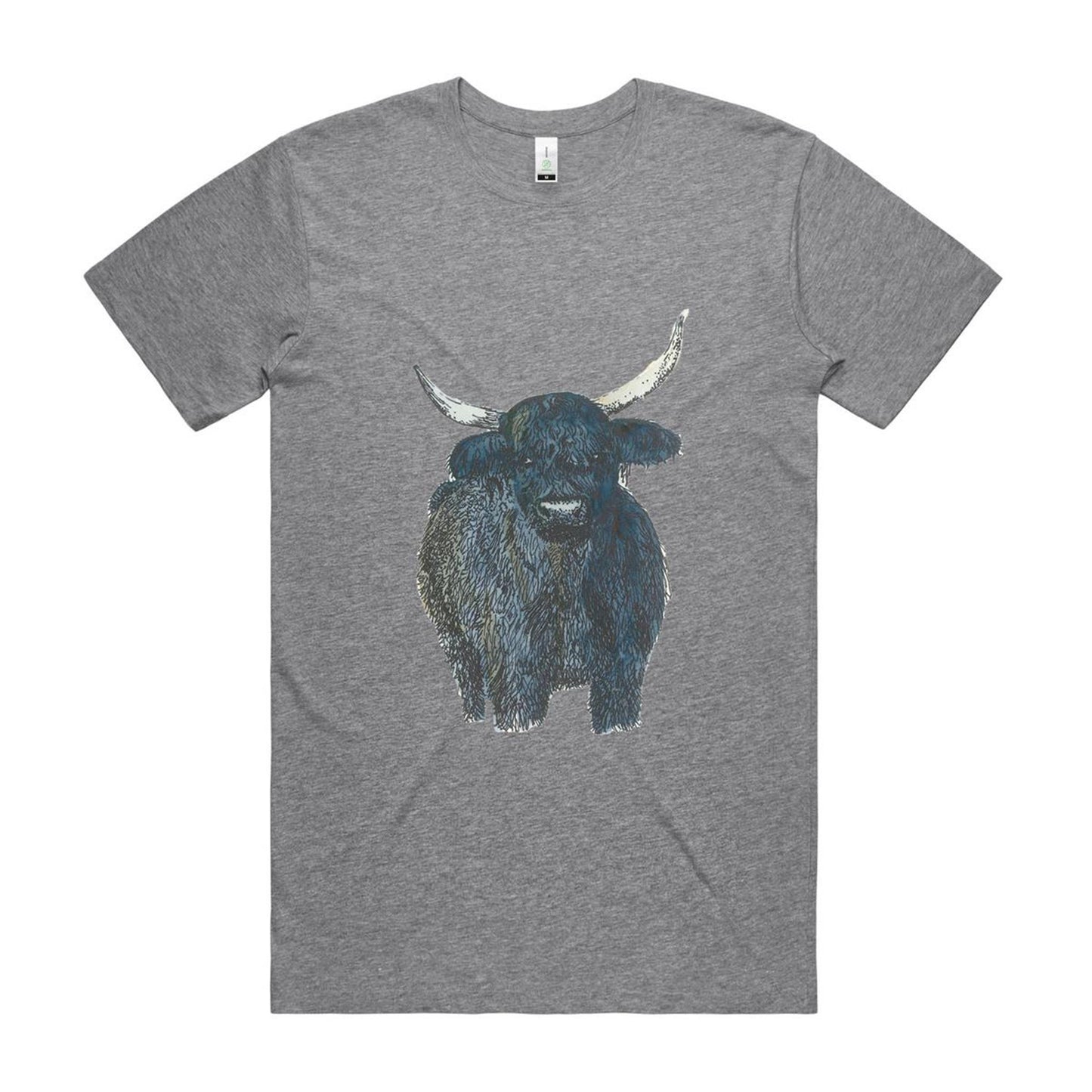 Organic Cotton Tee- Highland Cow