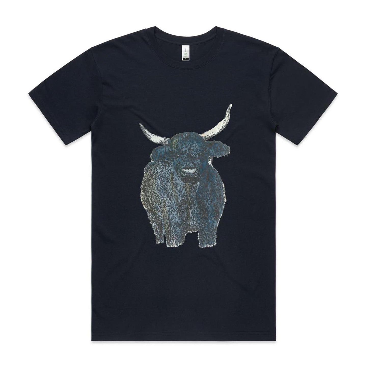 Organic Cotton Tee- Highland Cow