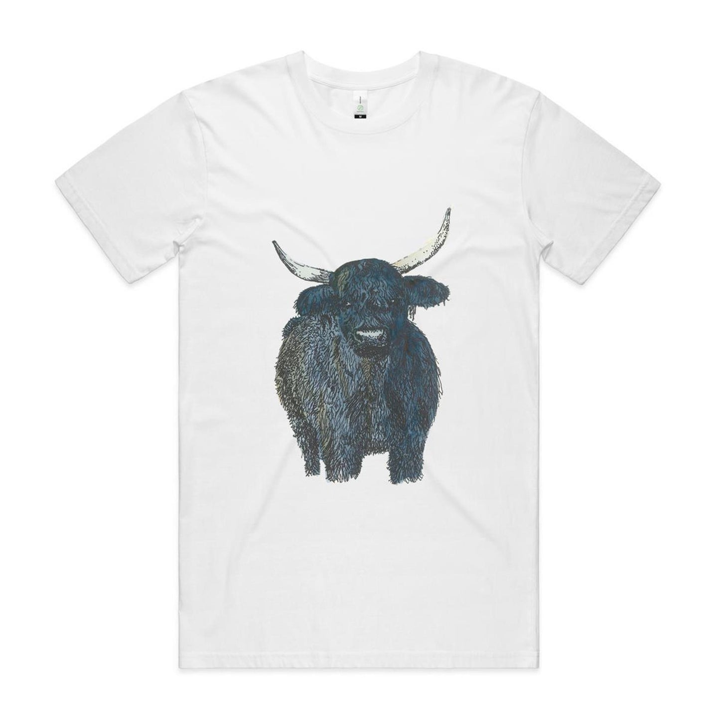 Organic Cotton Tee- Highland Cow