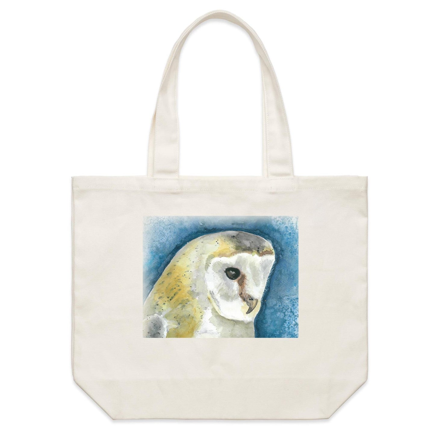 Shoulder Canvas Tote Bag - Barn Owl