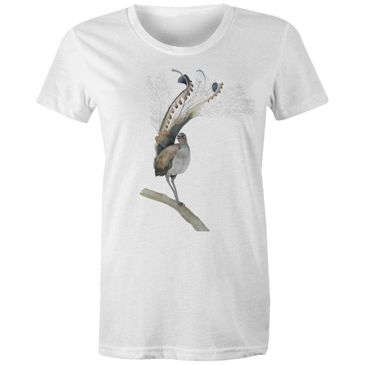 Women's Organic Tee - Lyrebird